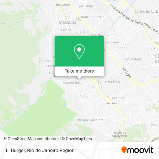 Ll Burger map