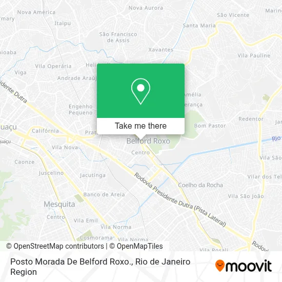 Posto Morada De Belford Roxo. map