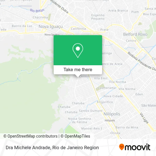 Dra Michele Andrade map