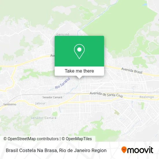Brasil Costela Na Brasa map