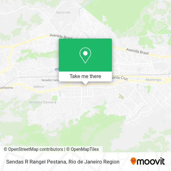 Sendas R Rangel Pestana map