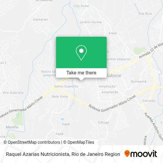 Raquel Azarias Nutricionista map