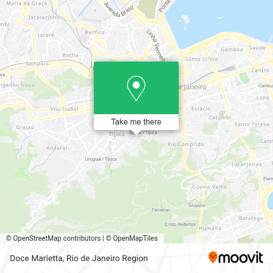 Doce Marietta map