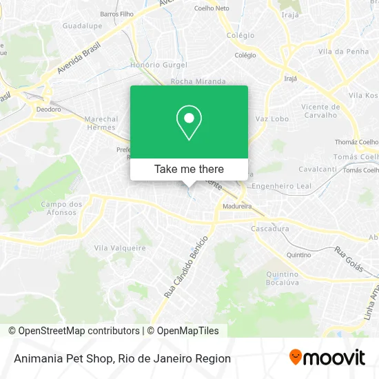 Animania Pet Shop map