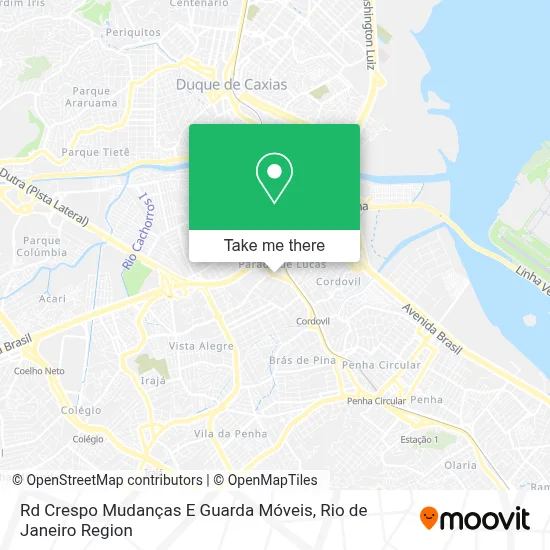 Rd Crespo Mudanças E Guarda Móveis map