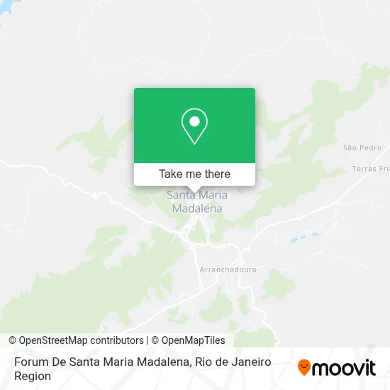 Forum De Santa Maria Madalena map