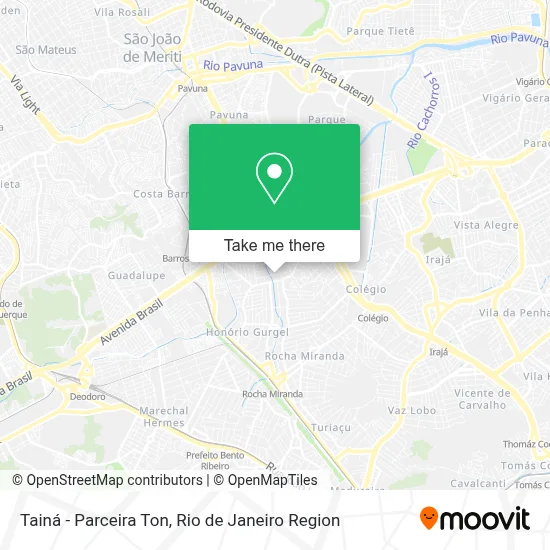 Tainá - Parceira Ton map