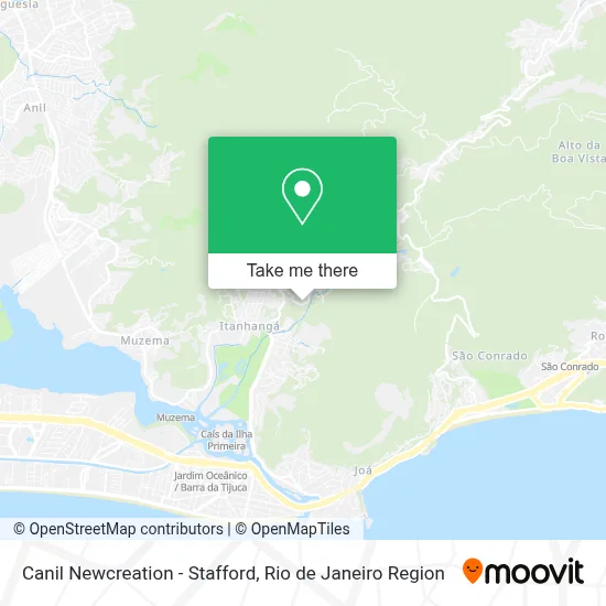 Canil Newcreation - Stafford map