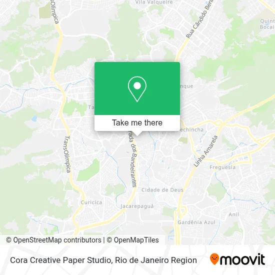 Cora Creative Paper Studio map