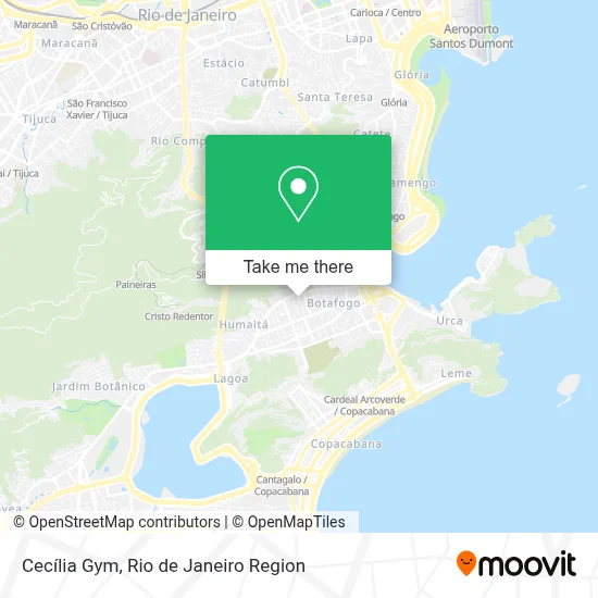 Cecília Gym map
