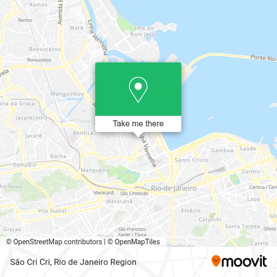 São Cri Cri map