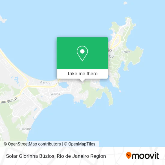 Solar Glorinha Búzios map
