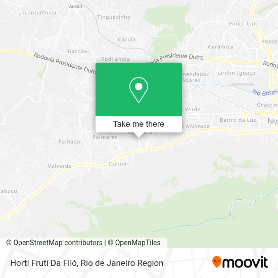 Horti Fruti Da Filó map