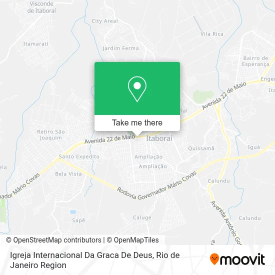 Igreja Internacional Da Graca De Deus map