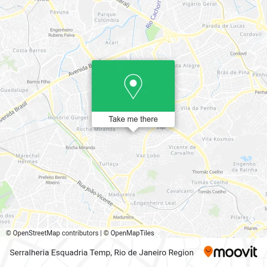 Serralheria Esquadria Temp map