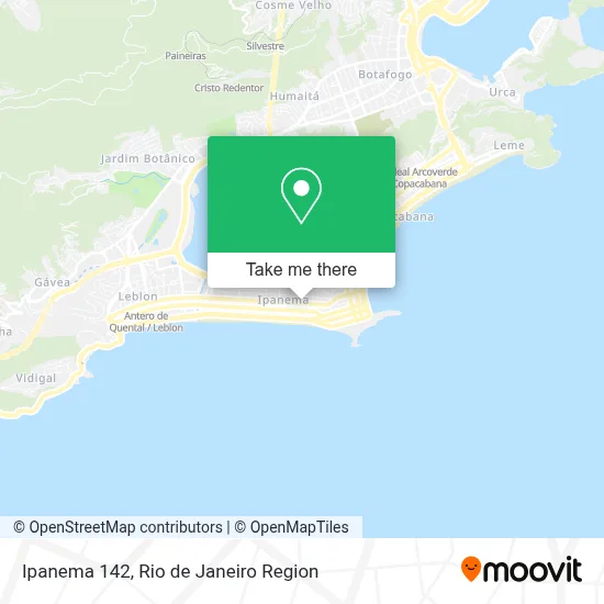 Ipanema 142 map