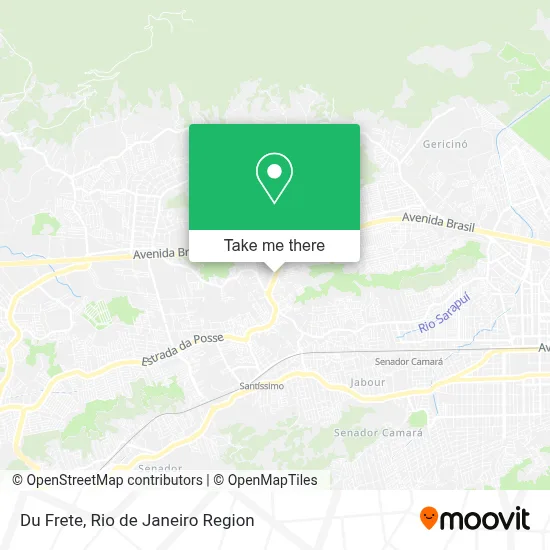 Du Frete map