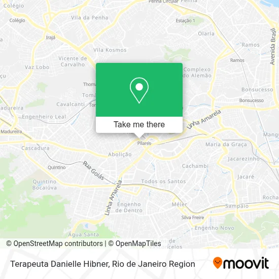Terapeuta Danielle Hibner map