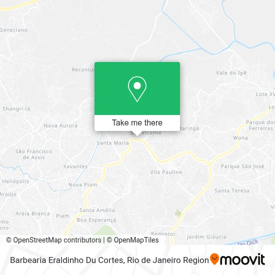 Barbearia Eraldinho Du Cortes map