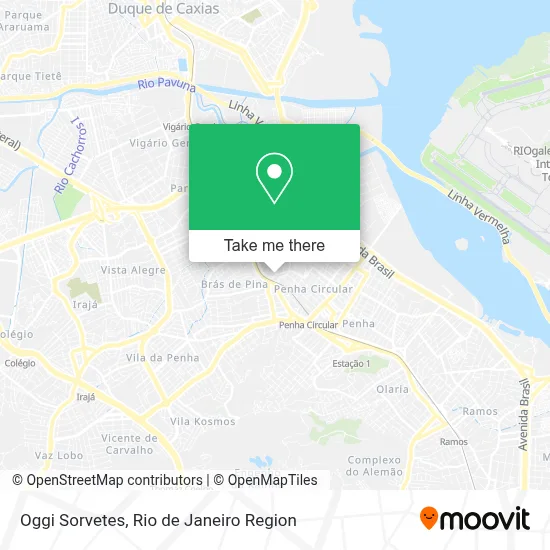 Oggi Sorvetes map