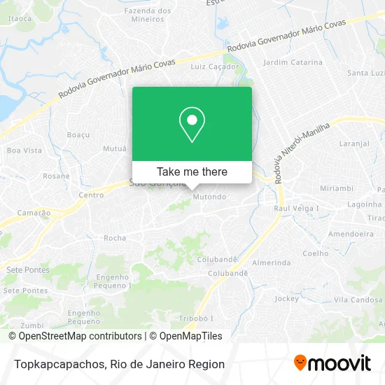 Topkapcapachos map