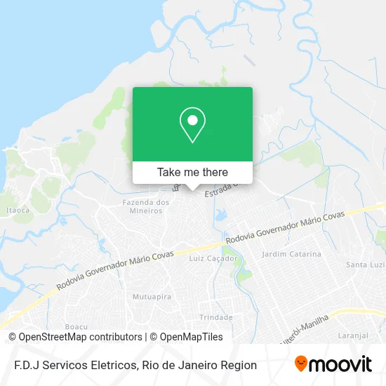 F.D.J Servicos Eletricos map