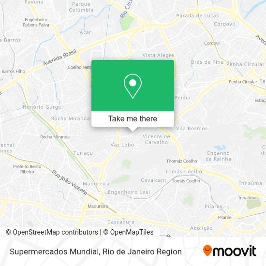 Supermercados Mundial map