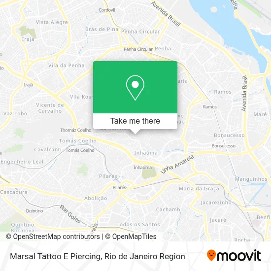 Marsal Tattoo E Piercing map