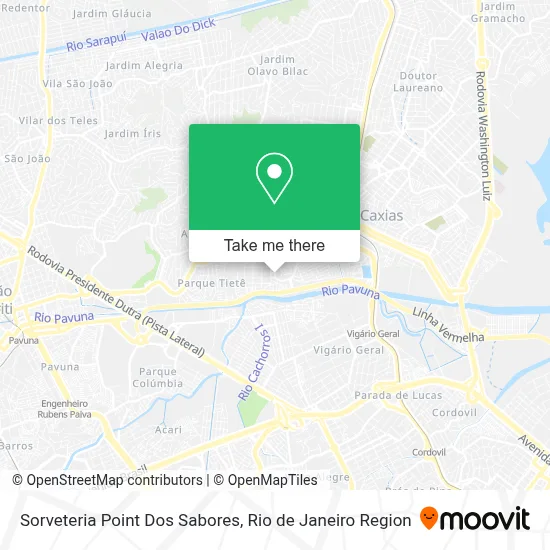 Sorveteria Point Dos Sabores map