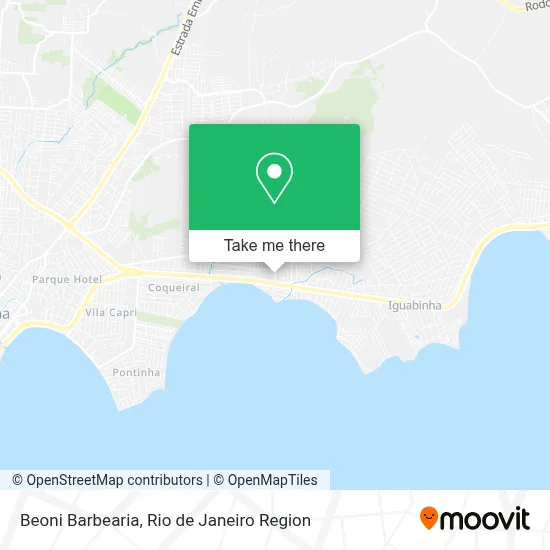Beoni Barbearia map