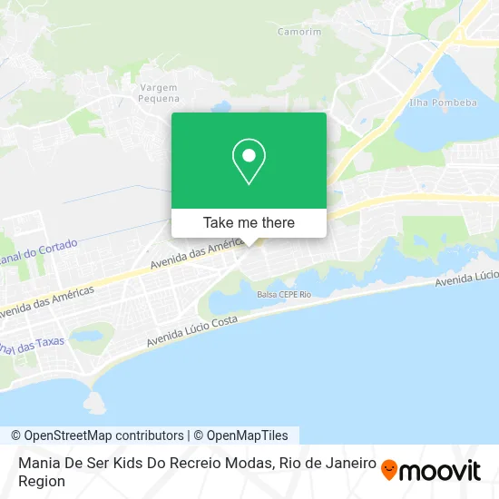 Mania De Ser Kids Do Recreio Modas map
