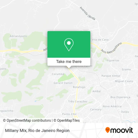 Míllany Mix map