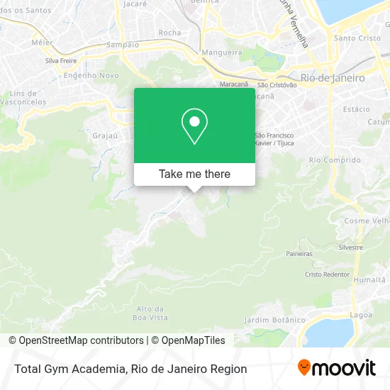 Total Gym Academia map