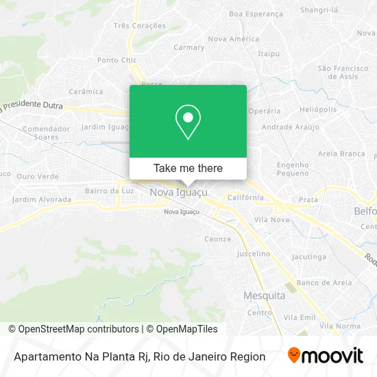 Apartamento Na Planta Rj map