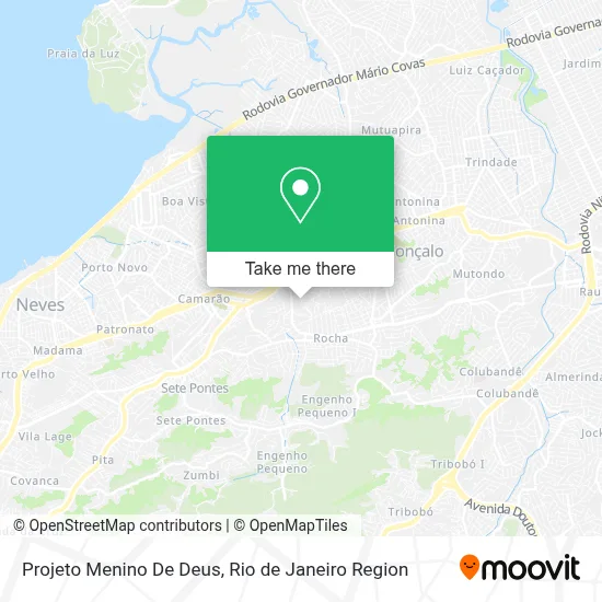 Projeto Menino De Deus map