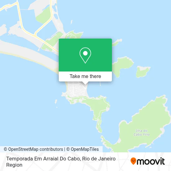Temporada Em Arraial Do Cabo map