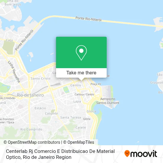 Centerlab Rj Comercio E Distribuicao De Material Optico map