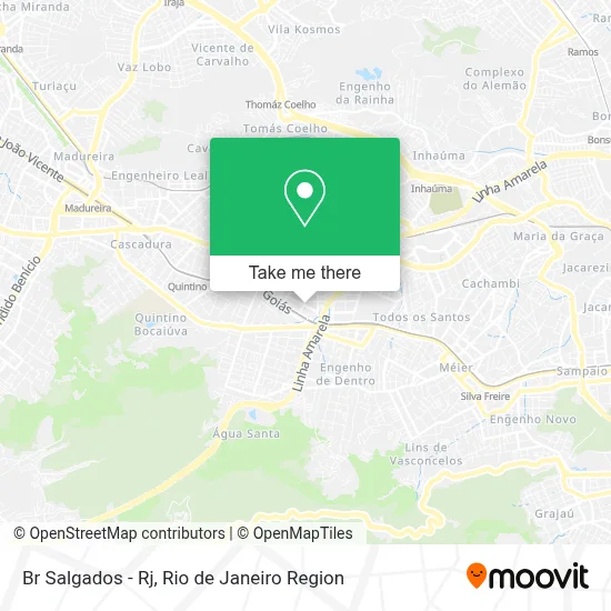 Br Salgados - Rj map