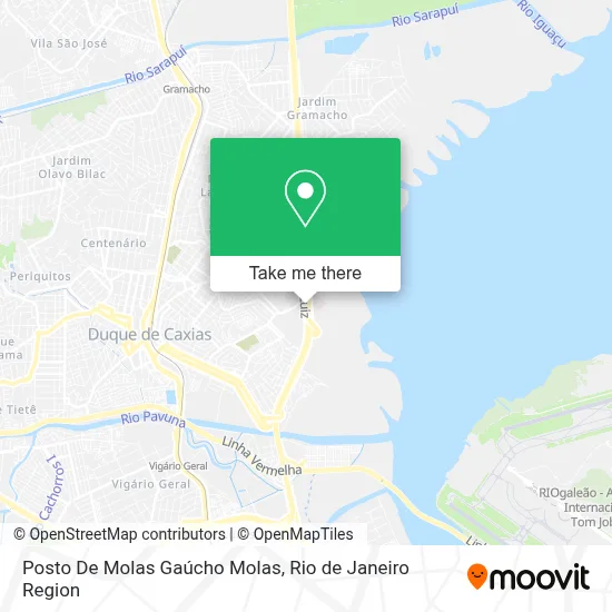 Posto De Molas Gaúcho Molas map
