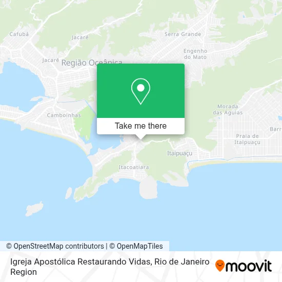 Igreja Apostólica Restaurando Vidas map