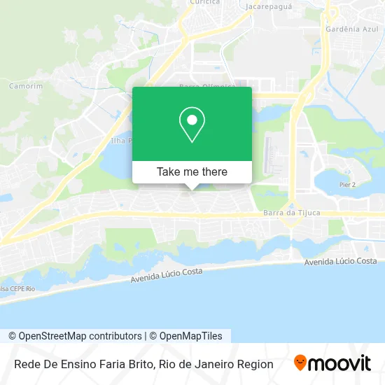 Rede De Ensino Faria Brito map
