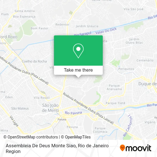 Assembleia De Deus Monte Siao map