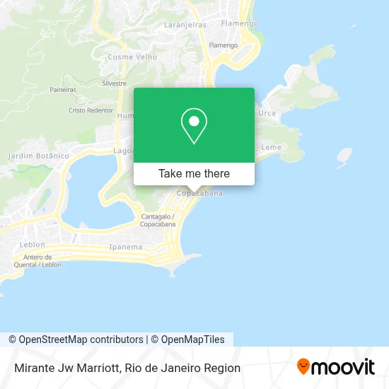 Mirante Jw Marriott map