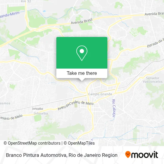 Branco Pintura Automotiva map