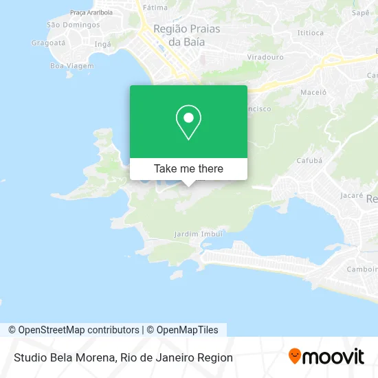 Studio Bela Morena map