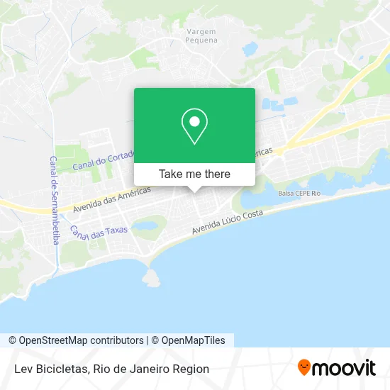 Lev Bicicletas map
