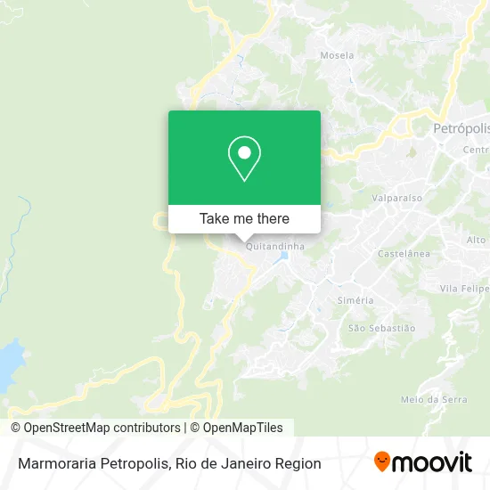 Marmoraria Petropolis map
