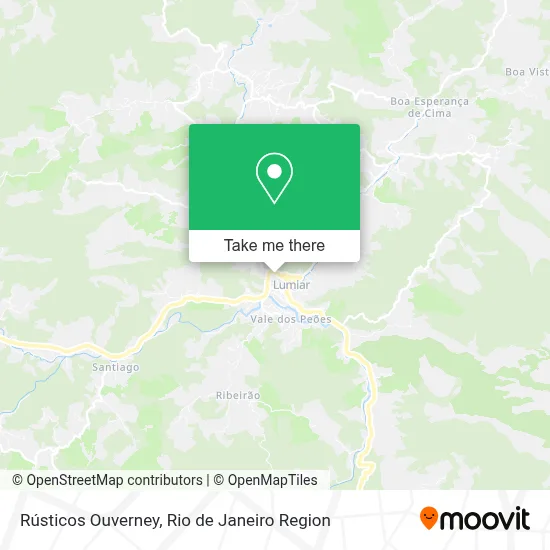 Rústicos Ouverney map