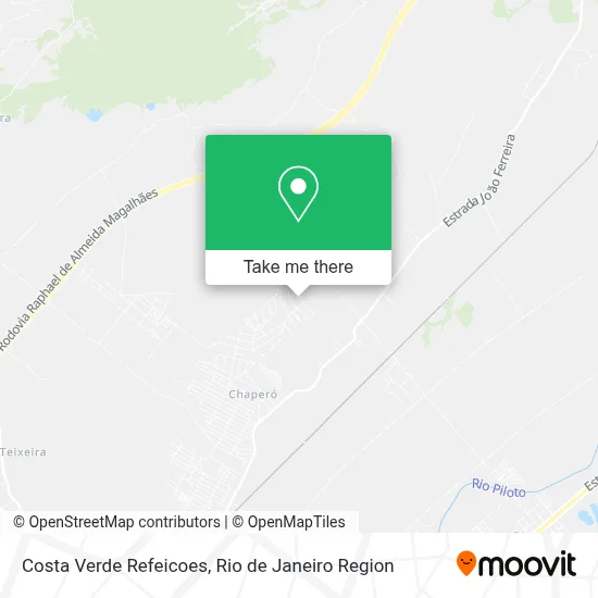 Costa Verde Refeicoes map
