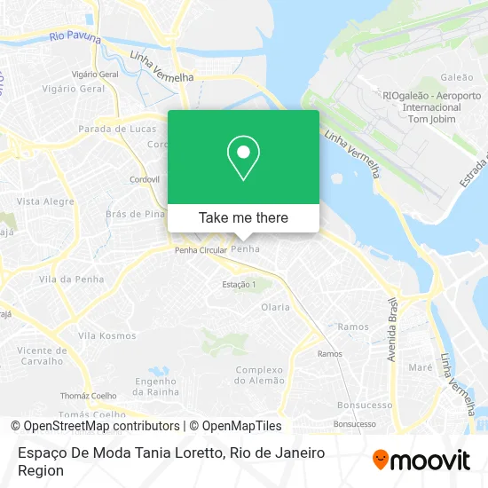 Espaço De Moda Tania Loretto map